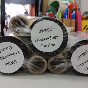 Mực in mã vạch Wax/resin BW002 110mmx300m Mực in mã vạch Wax/resin BW002 110mmx300m