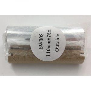 Mực in mã vạch WAX/RESIN BW002 110MMX75M Mực in mã vạch WAX/RESIN BW002 110MMX75M
