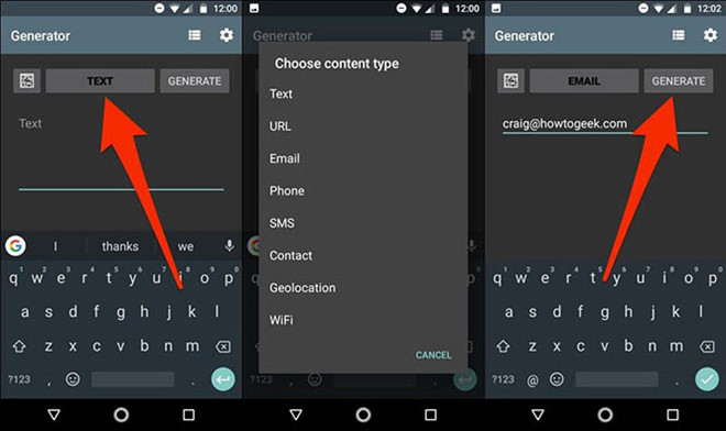 QR Code Generator là ứng dụng miễn phí cho người dùng Android