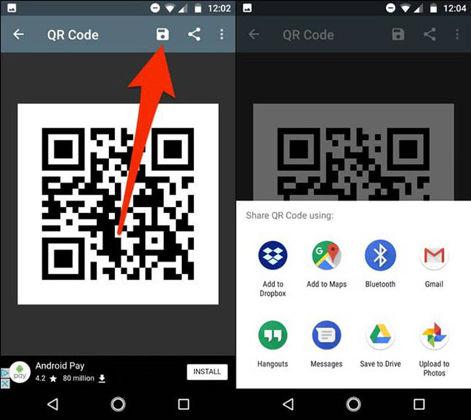 Cách sử dụng app tạo mã QR code trên Android hoặc Iphone