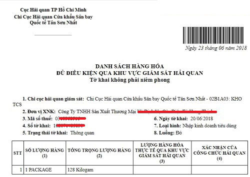 Hướng dẫn in mã vạch hải quan tờ khai chính xác nhất