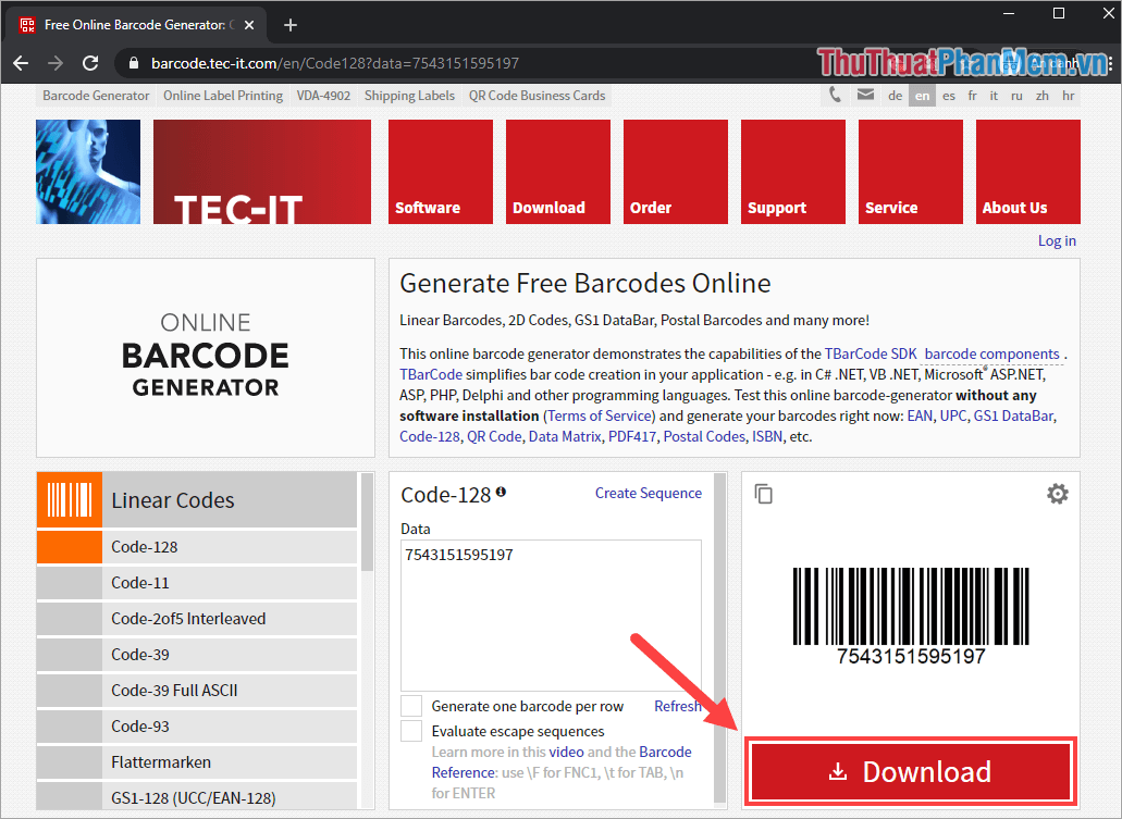 Cách tạo mã vạch online bằng Barcode nhanh nhất