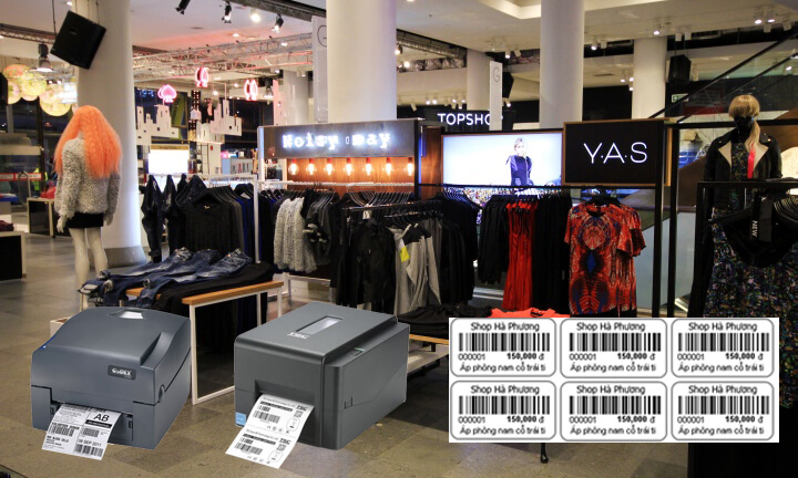 Cách chọn máy in mã vạch cho Shop quần áo phù hợp nhất