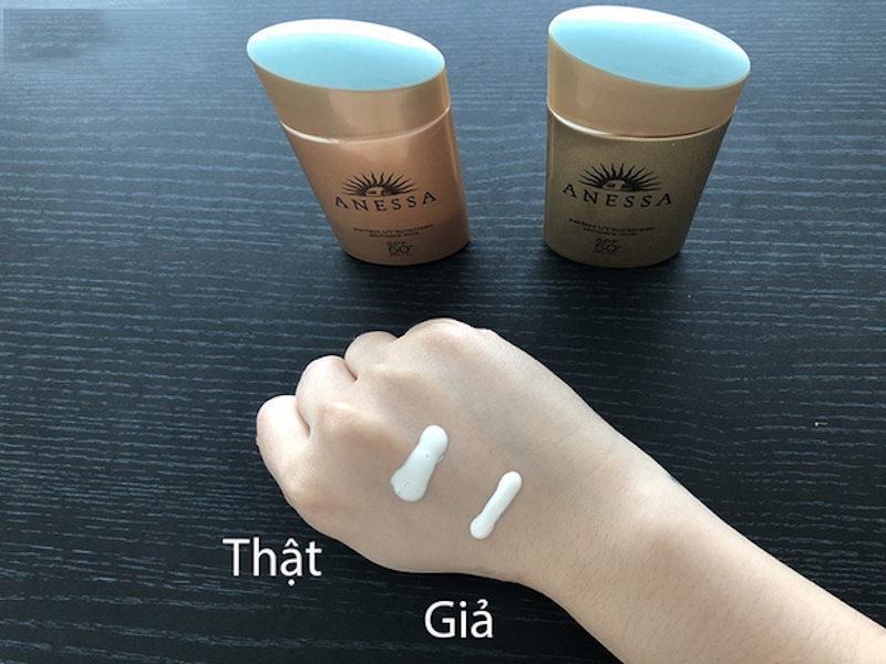 Mã vạch kem chống nắng Anessa và cách phân biệt hàng giả - thật
