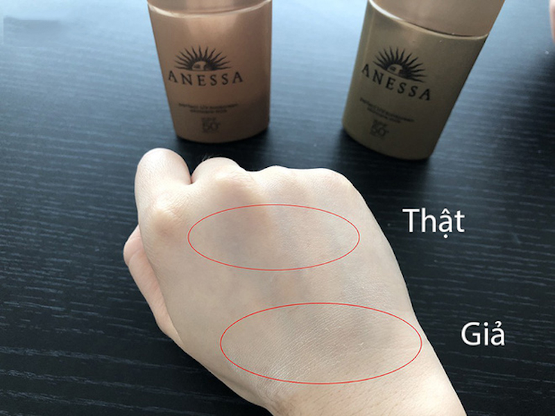 Mã vạch kem chống nắng Anessa và cách phân biệt hàng giả - thật
