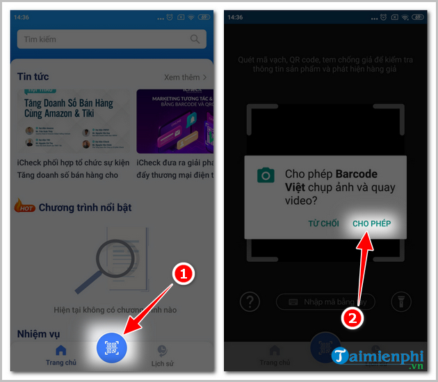 Cách quét mã vạch bằng lái xe kiểm tra thông tin chính xác