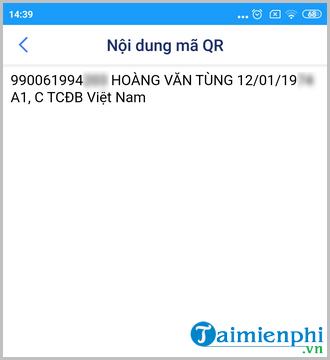 Cách quét mã vạch bằng lái xe kiểm tra thông tin chính xác