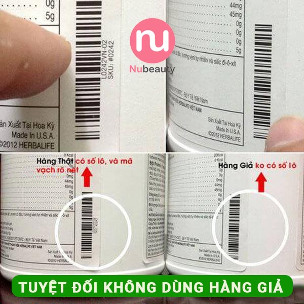 Cách quét mã vạch Herbalife để phân biệt hàng thật và hàng giả