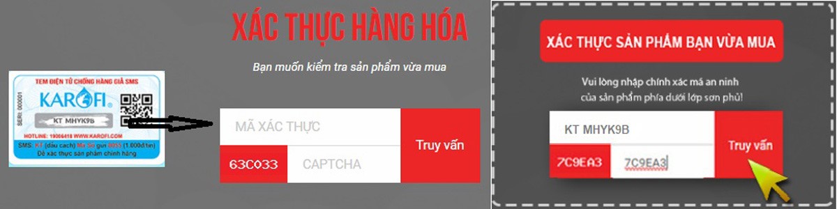 Cách quét mã vạch Karofi chính hãng CHUẨN nhất bạn nên biết