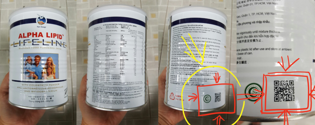 Cách quét mã vạch sữa Alpha Lipid CHUẨN nhất để phân biệt hàng giả