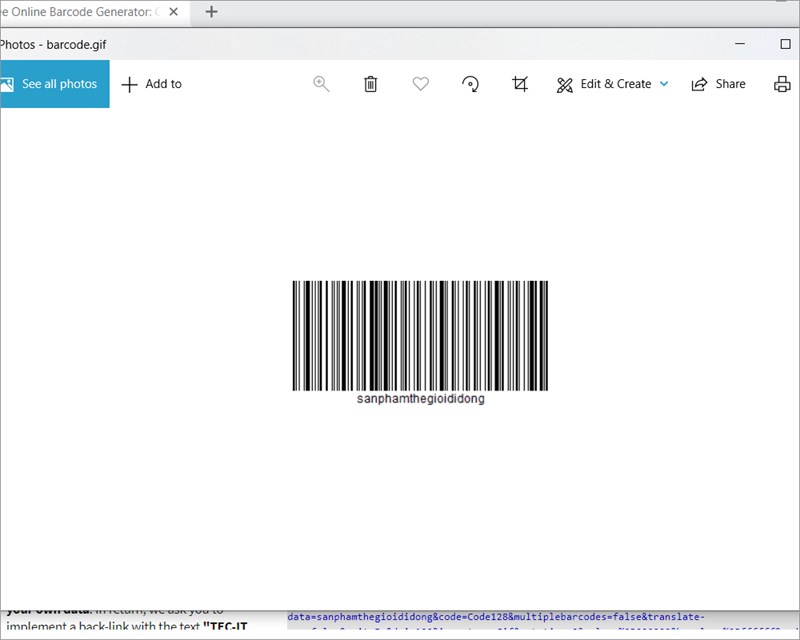 Cách tạo mã vạch Miễn Phí cực kỳ đơn giản và dễ thực hiện