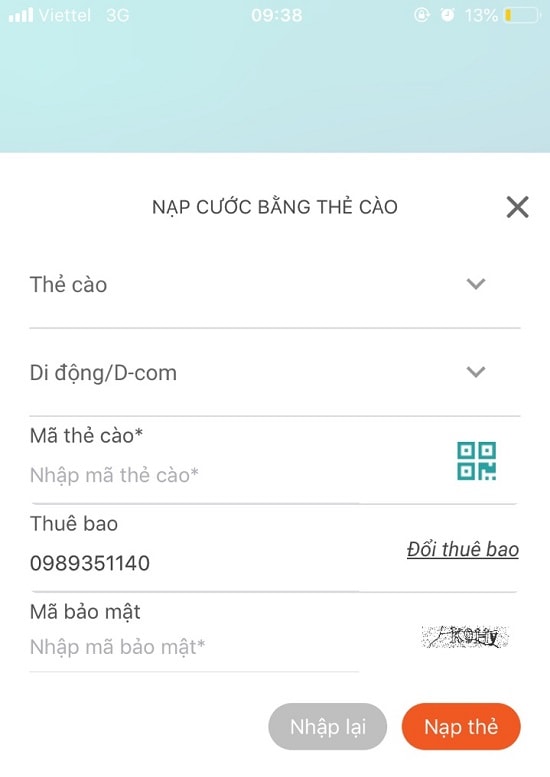 Cách sử dụng mã QR code nạp tiền Viettel đơn giản và nhanh