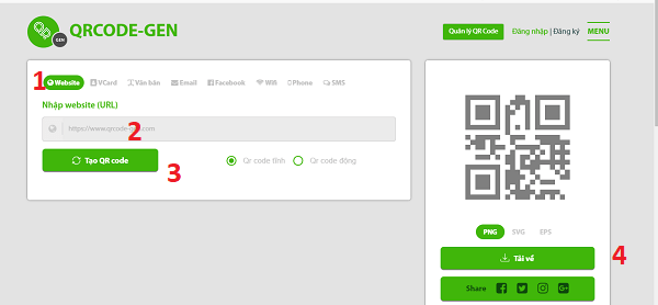 TOP 3 website tạo mã QR code miễn phí online nhanh nhất