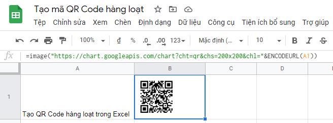 Hướng dẫn tạo QR code bằng Excel hàng loạt một nhanh chóng