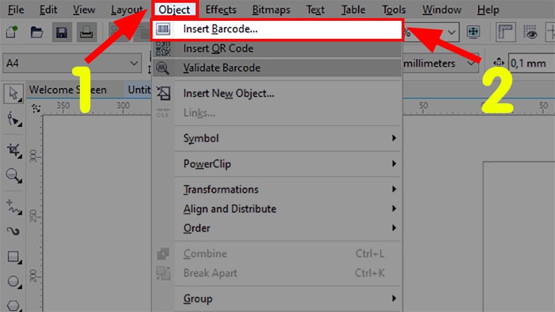 Hướng dẫn cách tạo mã vạch bằng Corel Draw chi tiết từ A đến Z