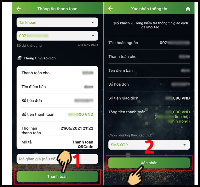 Hướng dẫn sử dụng mã giảm giá QR Pay Vietcombank để thanh toán